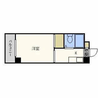 コーポ丸松【5階】の間取り