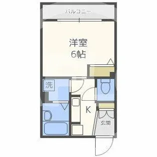 リヴァーHONJYO【1階】の間取り