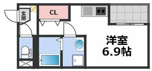 LAUGH TALE 2番館【3階】の間取り