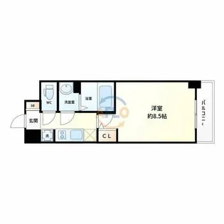 PHOENIX新大阪【8階】の間取り