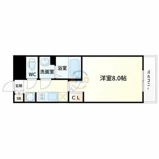 PHOENIX新大阪【10階】の間取り