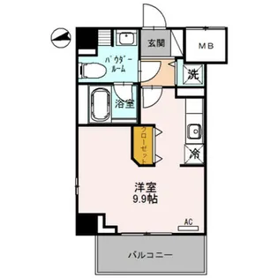 プレコート上鳥羽【3階】の間取り
