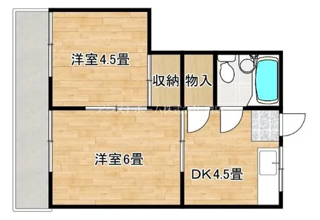 メゾン緑ヶ丘【110号室】の間取り