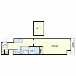 La Plan阿波座【4階】の間取り