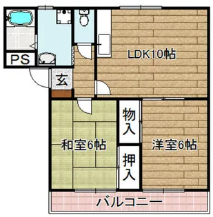 ドゥ・ネフリエ-ル【2階】の間取り