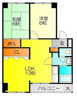 シャンボール鶴見【2階】の間取り
