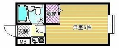 シティライフ柏原【2階】の間取り