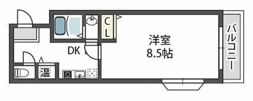 ヴェローナⅠ【7階】の間取り