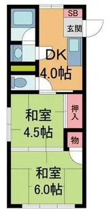 光南ハイツ【3階】の間取り