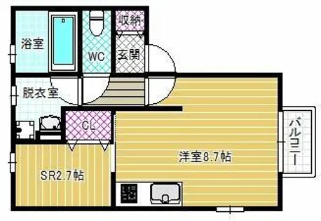 ハートランド【2階】の間取り
