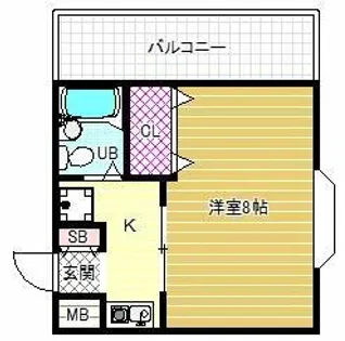 ハイツ・ミキ【1階】の間取り