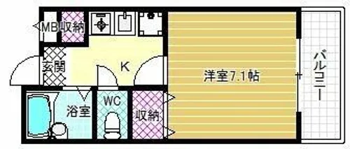 グレース栄【2階】の間取り