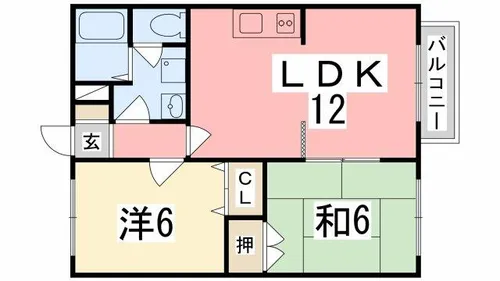 マイホーム【101号室】の間取り