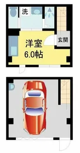ラフマート今津【101号室】の間取り