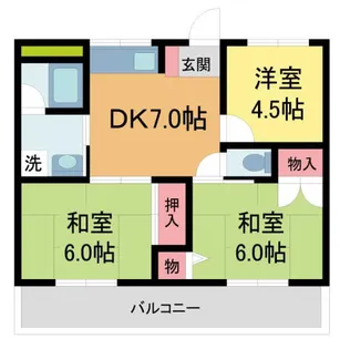 香枦園レジデンス【305号室】の間取り