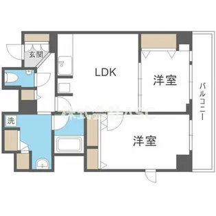 BRAVI南堀江【12階】の間取り