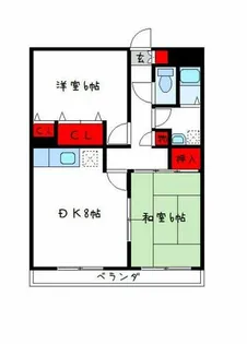 ソルジェンテ陽光園【2階】の間取り