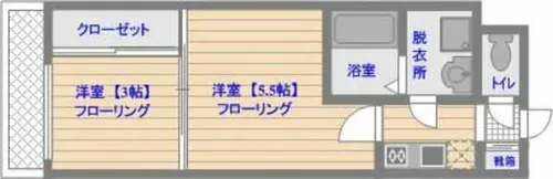 VIDA博多【5階】の間取り