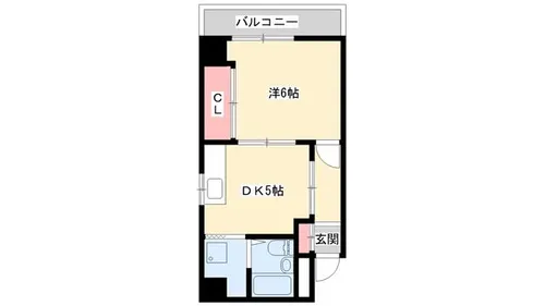 シャトー三和Ⅲ号館【306号室】の間取り