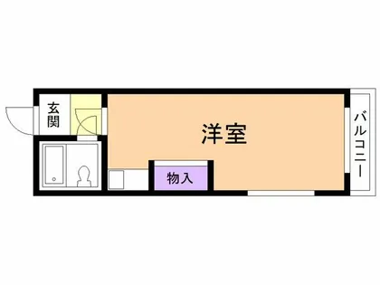 コーポあなやま【301号室】の間取り