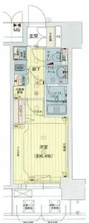 プレサンスOSAKA DOMECITYビーツ【6階】の間取り
