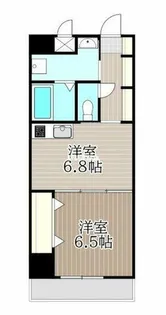 プレイス久留米中央【806号室】の間取り
