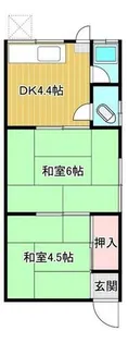 石塚荘【A号室】の間取り