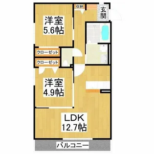マノワール Manoir【2階】の間取り