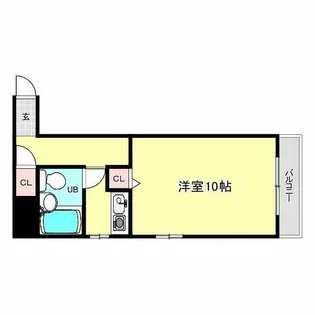 ダイアパレス堀江公園【8階】の間取り