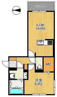 プラージュ・コート【3階】の間取り