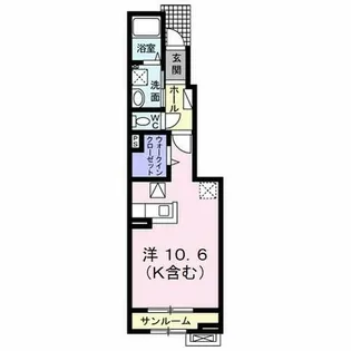 グランツⅡ【1階】の間取り