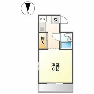 I.S大曽根【10D号室】の間取り