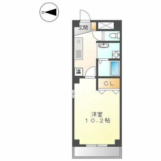 第2STUDIO OHZONE【301号室】の間取り