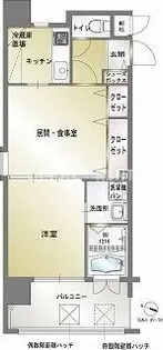エンクレスト薬院Ⅱ【3階】の間取り