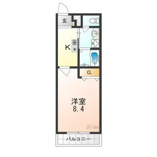 アムール Kuragano【2階】の間取り