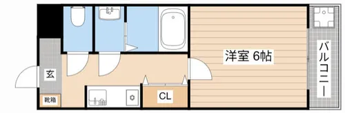 メゾン愛荘【207号室】の間取り