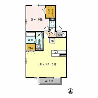 ヴィエント B【2階】の間取り