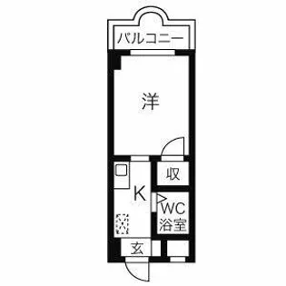 クレールショーワⅡ【4D号室】の間取り