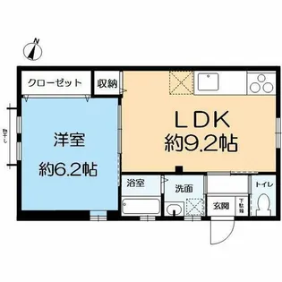 リバティハウス【1階】の間取り