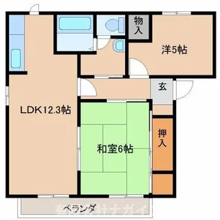 加東市藤田(クローバー藤田)【1階】の間取り