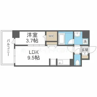 セイワパレス深江橋駅前【8階】の間取り