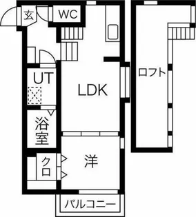 ヴィラ駈上【1階】の間取り