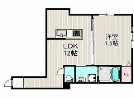 RIHITO正雀駅前【4階】の間取り
