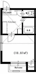 メゾンα【1階】の間取り