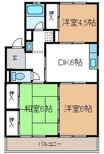 サクセスすずき【301号室】の間取り