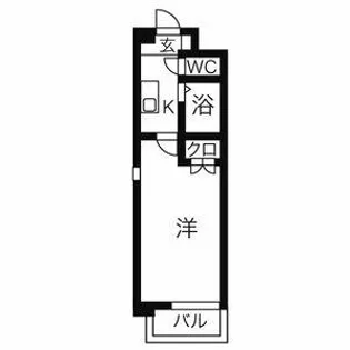 ジュネス藤原【1階】の間取り