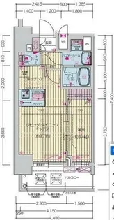 プレサンス桜山駅前アフォード【15階】の間取り