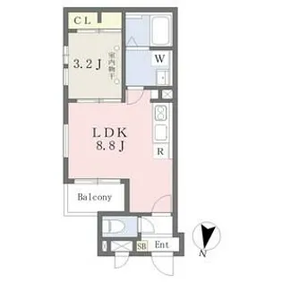 Cherim日比野grace【3階】の間取り