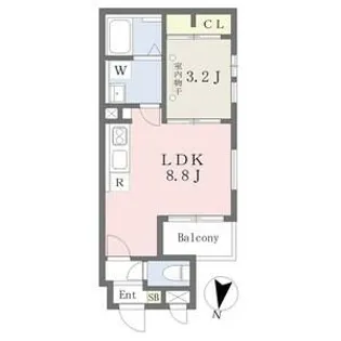 Cherim日比野grace【3階】の間取り