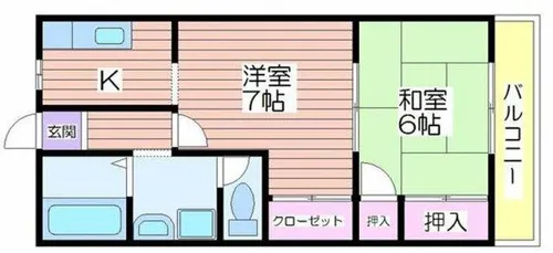 エステートQ07【301号室】の間取り